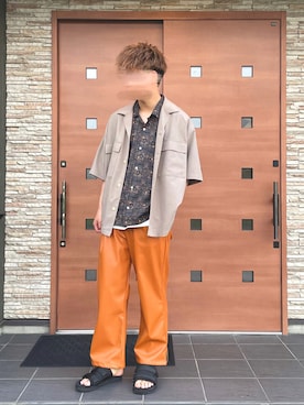 「LUGG NAGG（ラグナグ）のアイテム」を使った、ilh.さん（メンズ・178cm）の夏コーディネート