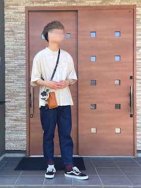 「AS KNOW AS plus（アズノゥアズプラス）のアイテム」を使った、ilh.さん（メンズ・178cm）の夏コーディネート