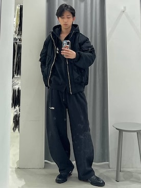 Hakuさん（メンズ・172cm）の冬コーディネート