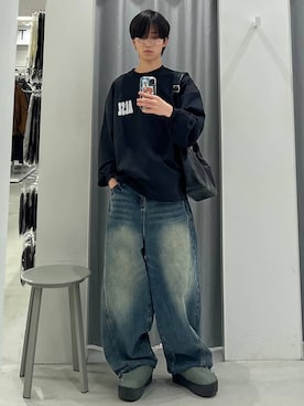 Hakuさん（メンズ・172cm）の冬コーディネート