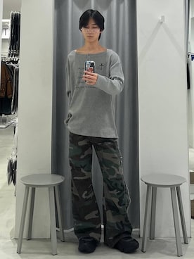 「3.3 Field Trip （3.3フィールドトリップ）のアイテム」を使った、Hakuさん（メンズ・172cm）の春コーディネート