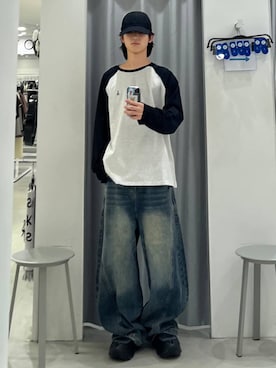 「ALAND（エーランド）のアイテム」を使った、Hakuさん（メンズ・172cm）の夏コーディネート