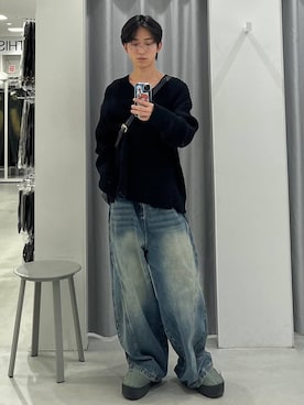 Hakuさん（メンズ・172cm）の冬コーディネート