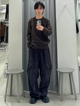 「And Again（アンドアゲイン）のアイテム」を使った、Hakuさん（メンズ・172cm）の冬コーディネート