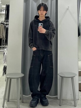 「DWSE（ディーダブリューエスイー）のアイテム」を使った、Hakuさん（メンズ・172cm）の春コーディネート