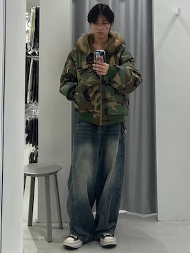 Hakuさん（メンズ・172cm）の冬コーディネート