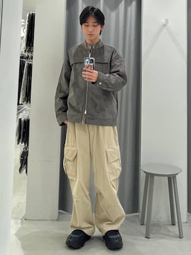 「And Again（アンドアゲイン）のアイテム」を使った、Hakuさん（メンズ・172cm）の冬コーディネート