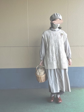 「Diu（ディウ）のアイテム」を使った、maaa*さん（レディース・154cm）の冬コーディネート