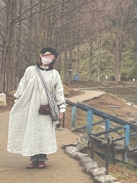 「Diu（ディウ）のアイテム」を使った、maaa*さん（レディース・154cm）の春コーディネート