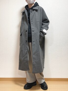 「unrelaxing（アンリラクシング）のアイテム（パンツ）」を使った、ゆうさん（メンズ・165cm）の秋コーディネート