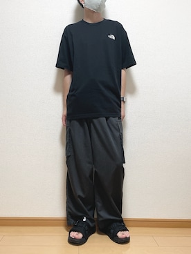 「アイテム（デジタル腕時計）」を使った、ゆうさん（メンズ・165cm）の夏コーディネート