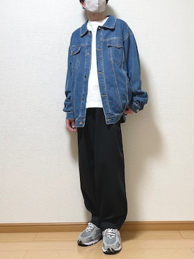 「unrelaxing（アンリラクシング）のアイテム（ジャケット/アウター）」を使った、ゆうさん（メンズ・165cm）の春コーディネート
