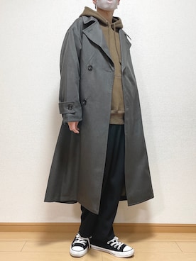 「LOOPのアイテム」を使った、ゆうさん（メンズ・165cm）の冬コーディネート