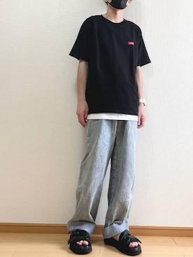 「LOOPのアイテム」を使った、ゆうさん（メンズ・165cm）の夏コーディネート