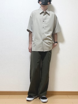 「Happy John（ハッピージョン）のアイテム」を使った、ゆうさん（メンズ・165cm）の秋コーディネート