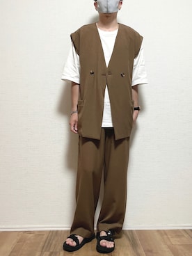 「SENSE OF PLACE by URBAN RESEARCH（センスオブプレイスバイアーバンリサーチ）のアイテム（その他）」を使った、ゆうさん（メンズ・165cm）の夏コーディネート