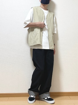 「ベストコーデ」｜「アイテム（アナログ腕時計）」を使った、ゆうさん（メンズ・165cm）の夏コーディネート