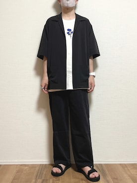 「LOOPのアイテム」を使った、ゆうさん（メンズ・165cm）の夏コーディネート