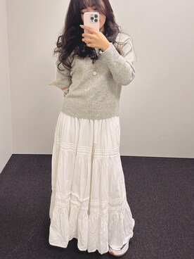 「APM Monacoのアイテム」を使った、Mavis ナナさん（レディース・157cm）の春コーディネート