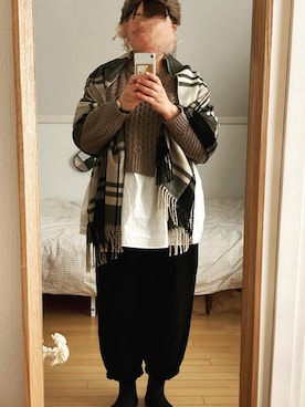 N@さん(レディース・159cm)の冬コーディネート