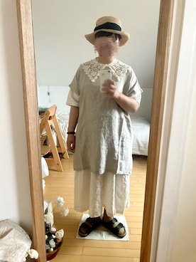 N@さん（レディース・159cm）の夏コーディネート