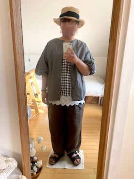 N@さん（レディース・159cm）の夏コーディネート