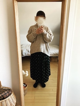 N@さん(レディース・159cm)の冬コーディネート