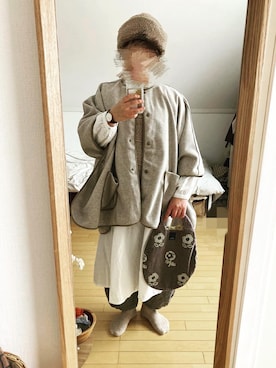 N@さん（レディース・159cm）の冬コーディネート