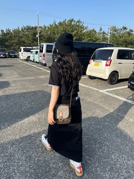 「アイテム（ニットキャップ/ビーニー）」を使った、みくさん（レディース・153cm）の春コーディネート