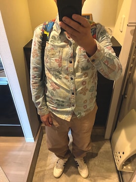 「KRIFF MAYER（クリフメイヤー）のアイテム」を使った、うままさん（メンズ・172cm）の春コーディネート