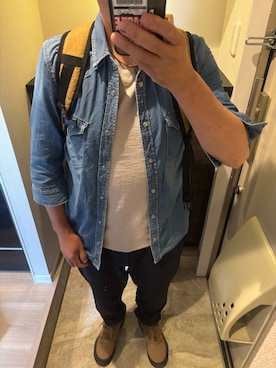 「アイテム（パンツ）」を使った、うままさん（メンズ・172cm・50代）の夏コーディネート
