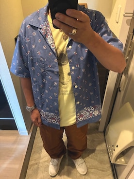 「CHROME HEARTS（クロムハーツ）のアイテム」を使った、うままさん（メンズ・172cm）の秋コーディネート