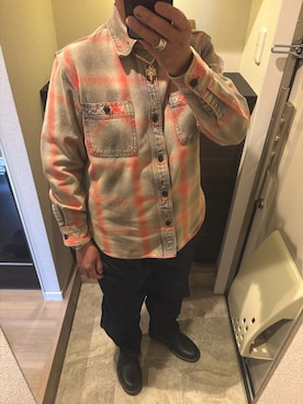 「CHROME HEARTS（クロムハーツ）のアイテム（アクセサリー）」を使った、うままさん（メンズ・172cm）の春コーディネート