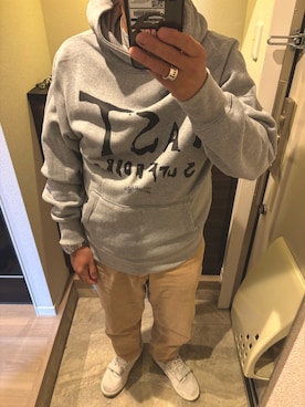 「アイテム（パンツ）」を使った、うままさん（メンズ・172cm・50代）の秋コーディネート