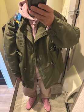 「アイテム（モッズコート）」を使った、うままさん（メンズ・172cm）の秋コーディネート