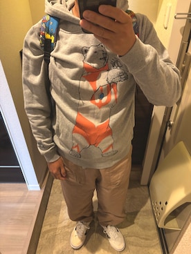 「アイテム（シューズ）」を使った、うままさん（メンズ・172cm・50代）の秋コーディネート