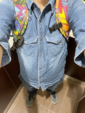 「アイテム（パンツ）」を使った、うままさん（メンズ・172cm・50代）の夏コーディネート