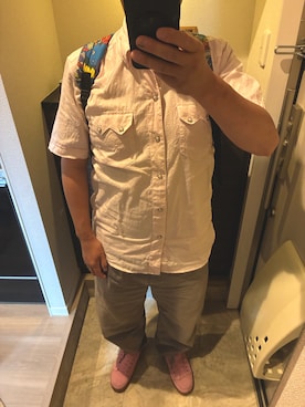 「GRAVIS（グラヴィス）のアイテム」を使った、うままさん（メンズ・172cm）の夏コーディネート