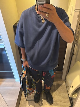 「アイテム（トップス）」を使った、うままさん（メンズ・172cm・50代）の秋コーディネート