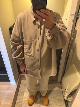 「アイテム（リング）」を使った、うままさん（メンズ・172cm）の秋コーディネート