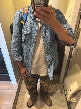 「アイテム（バッグ）」を使った、うままさん（メンズ・172cm・50代）の秋コーディネート