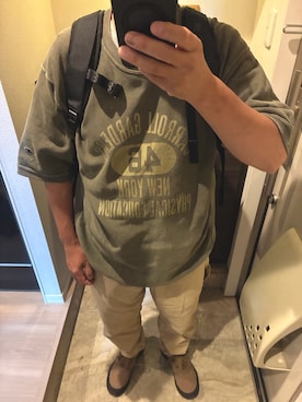 「アイテム（バッグ）」を使った、うままさん（メンズ・172cm・50代）の秋コーディネート