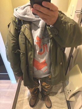 「アイテム（シューズ）」を使った、うままさん（メンズ・172cm・50代）の冬コーディネート