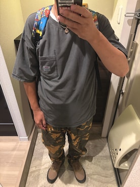 「アイテム（バッグ）」を使った、うままさん（メンズ・172cm・50代）の秋コーディネート