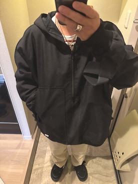 「アイテム（アクセサリー）」を使った、うままさん（メンズ・172cm・50代）の冬コーディネート