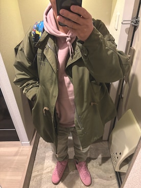 「GERRY（ジェリー）のアイテム」を使った、うままさん（メンズ・172cm）の冬コーディネート