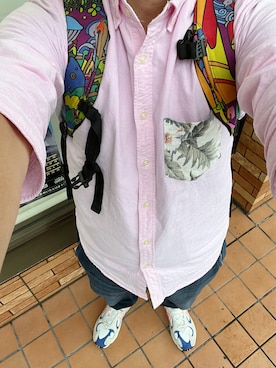 「アイテム（パンツ）」を使った、うままさん（メンズ・172cm・50代）の夏コーディネート