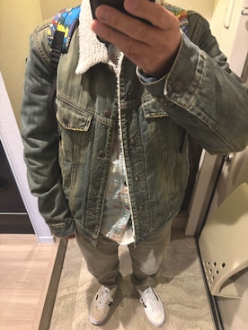 「ジョガーパンツ」｜うままさん（メンズ・172cm）の冬コーディネート