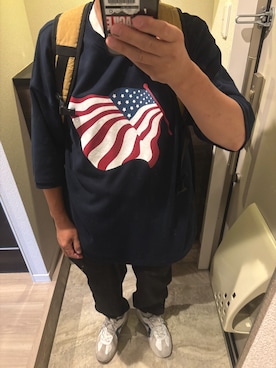 「アイテム（バッグ）」を使った、うままさん（メンズ・172cm・50代）の夏コーディネート