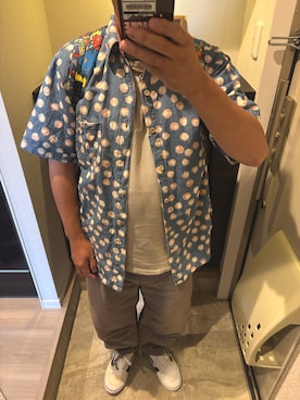 「アイテム（バッグ）」を使った、うままさん（メンズ・172cm・50代）の秋コーディネート
